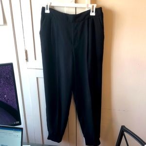 Black pleated pants!